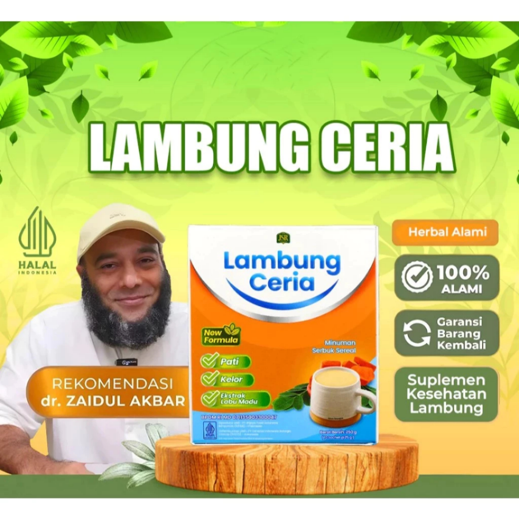 LAMBUNG CERIA - Obat Lambung | Herbal dr. Zaidul Akbar