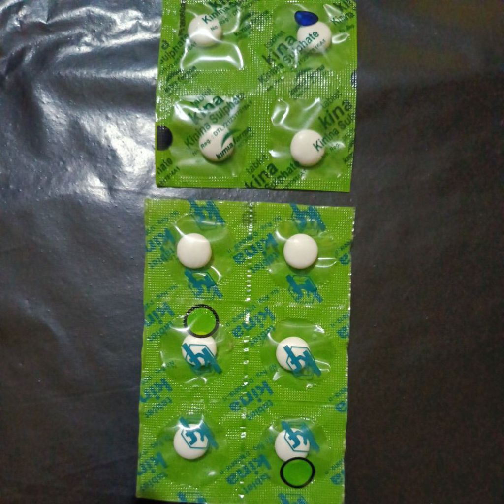 Vitamin Kesehatan Malaria Pil-Kina Ecer per /10 tablet