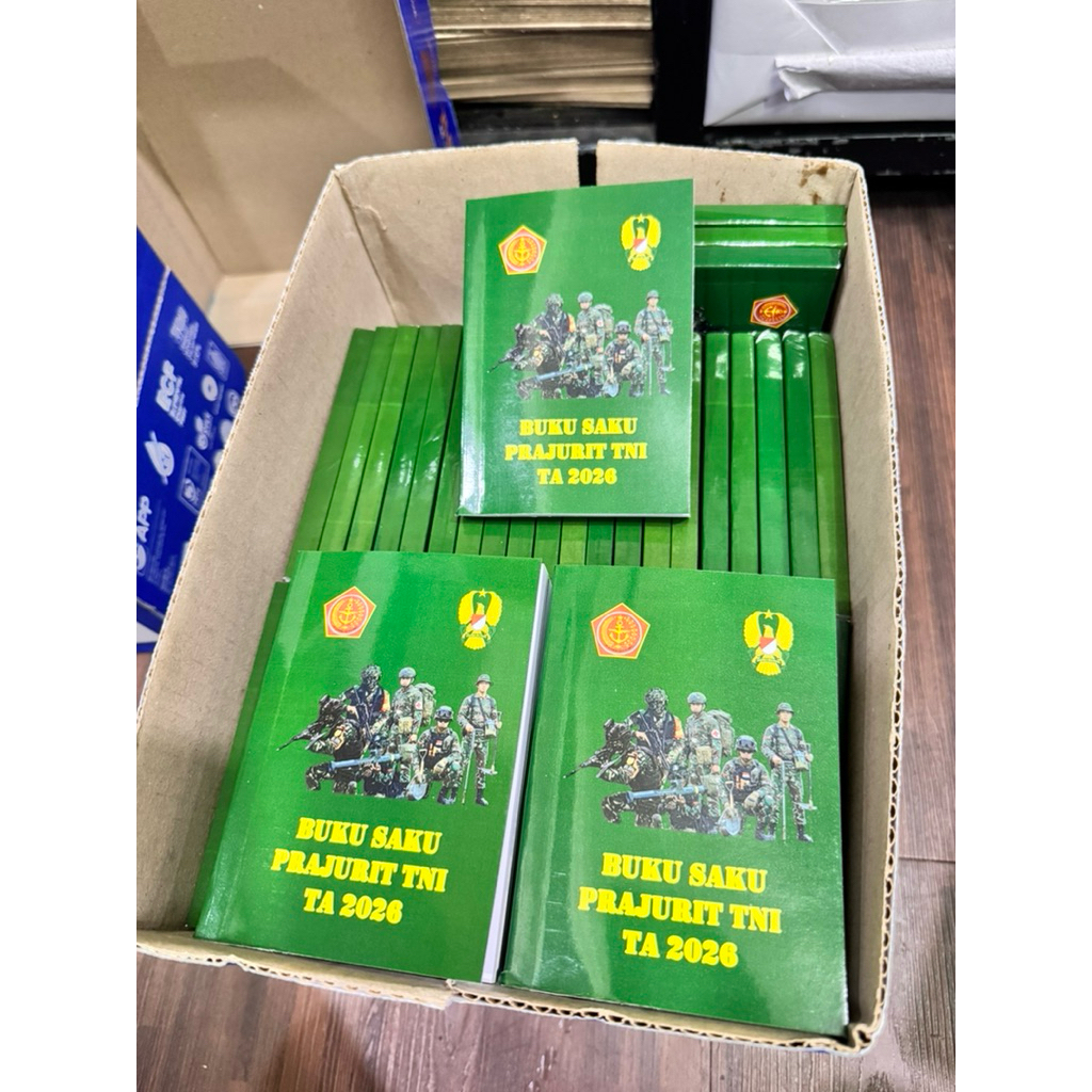 Cetak buku saku prajurit tni 2026