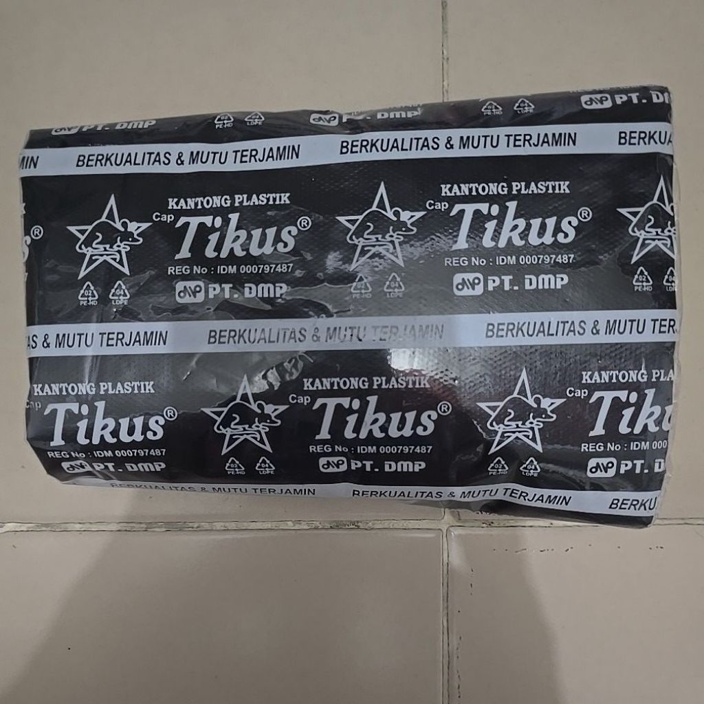 kresek cap tikus isi 28ukuran 40x60 tebal 02 hitam(besar jumbo)