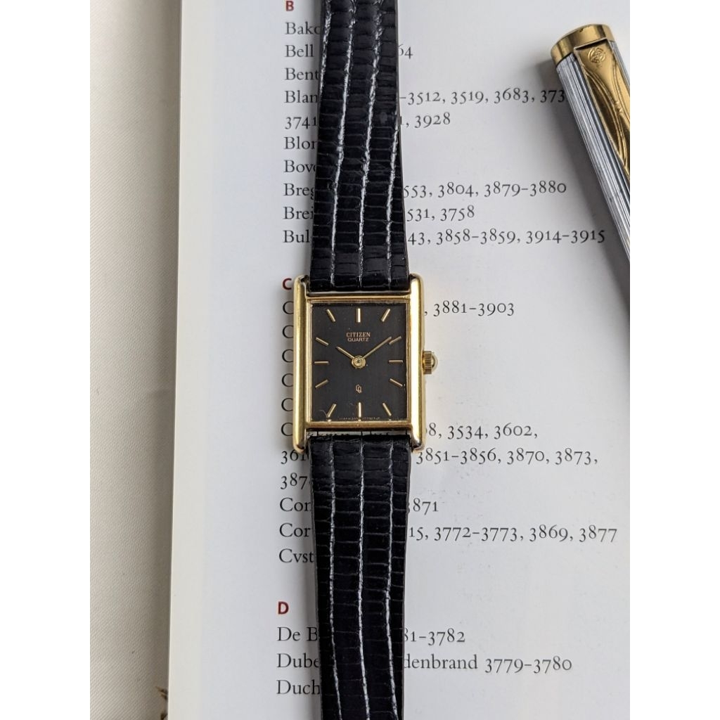 Jam Tangan Citizen Tank Vintage Quartz, Fashion Ladies Watch
