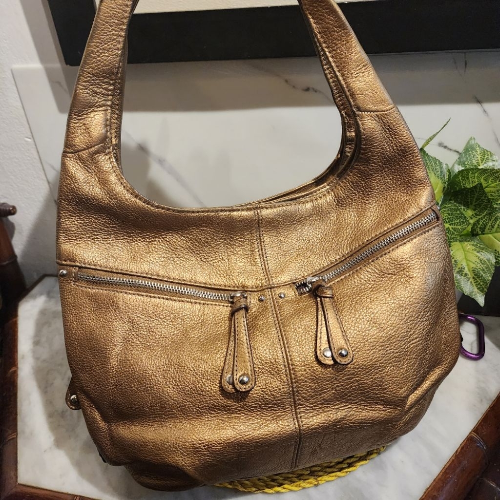 tas kulit asli Tignanello bronze