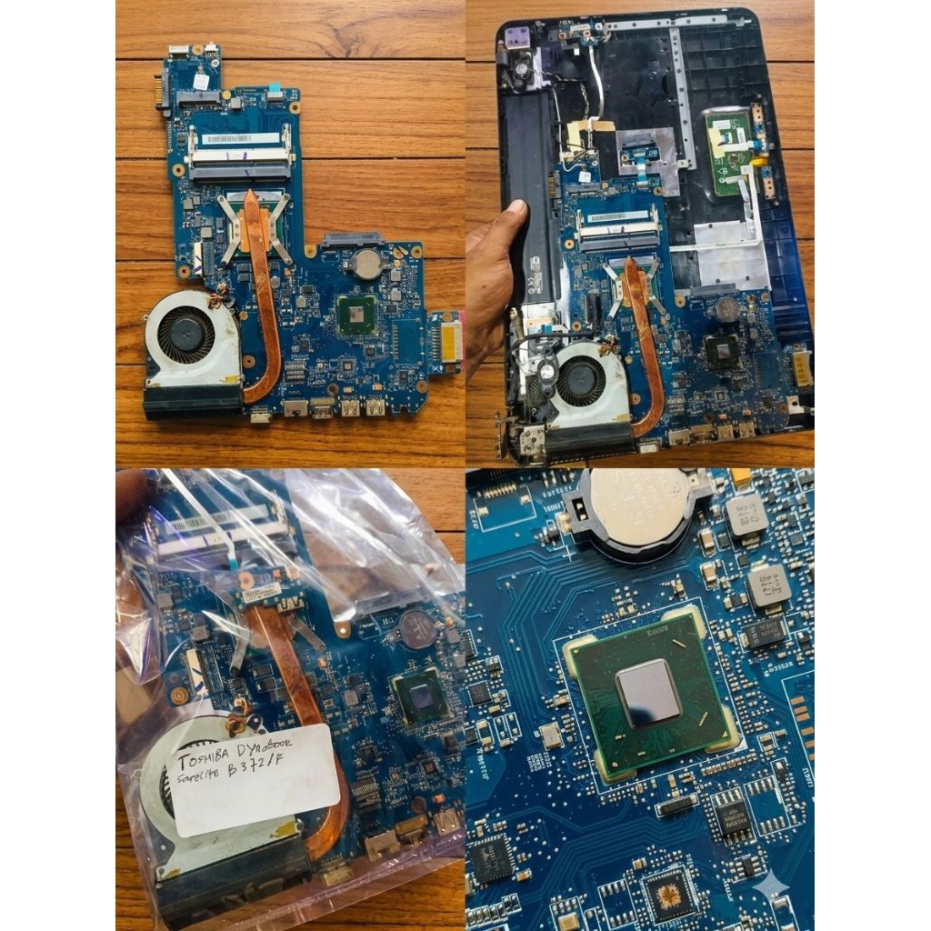 set motherboard Laptop Toshiba dynabook satelite B372/f  core i5 gen 2 normal