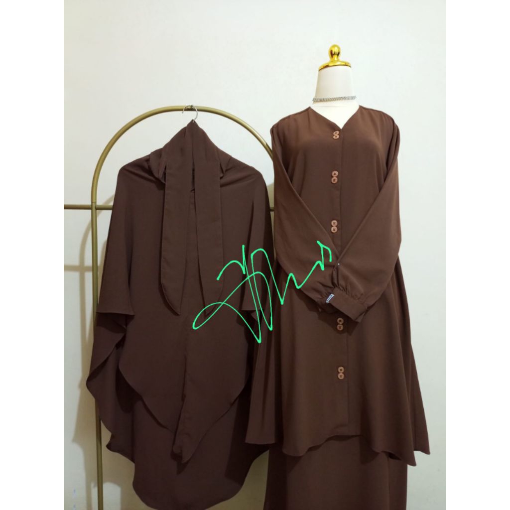 Jakset Caramel Size S set Khiban by Elmadina