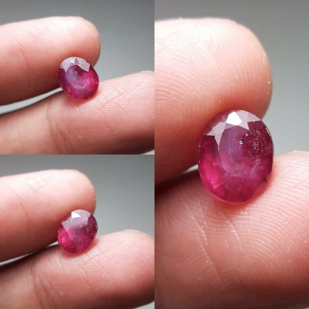 Natural Ruby Batu Merah Ruby Cutting Fatwa Bukan Sapphire Safir Emerald Zamrud Jamrud Srilanka Srila