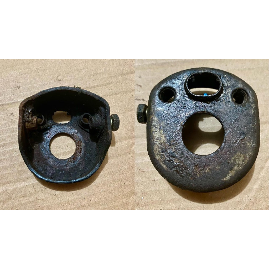 PANGKON BREKET STANG STIR ADAPTOR DUDUKAN STANG SHOCKBREKER DEPAN FOROK C70 C50 C700 C800 SUPERCUB O