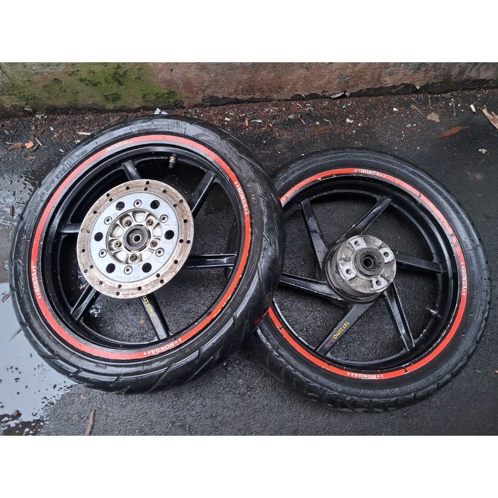 Velg Tiger megapro mega pro gl pro gl cb 100 honda pelek tapak lebar racing palang kelengkapan seper