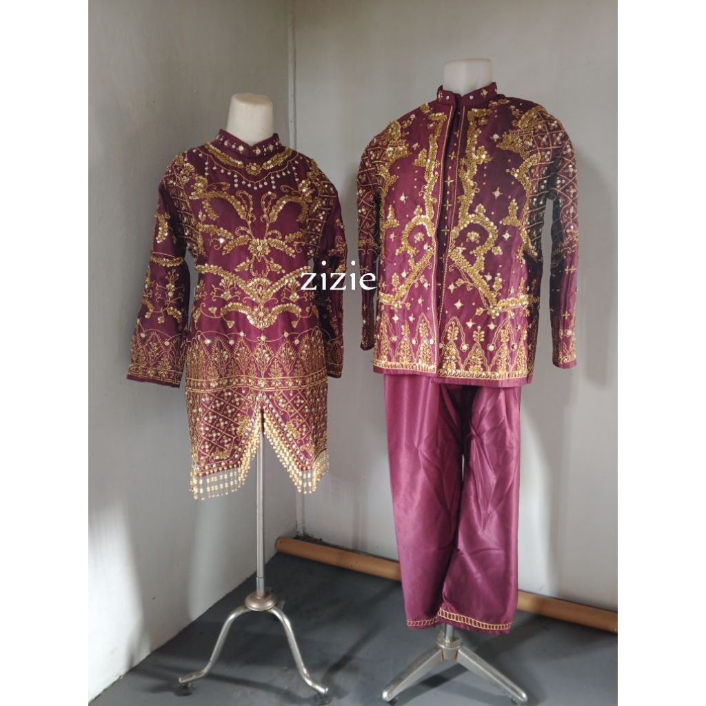 payet bordir palembang baju pengantin palembang bordiran