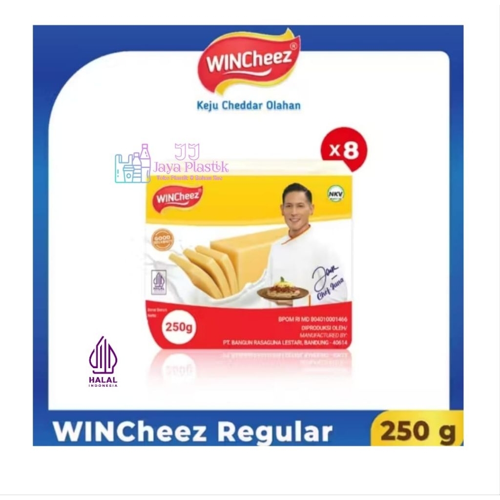 Keju Cheddar WINCHEZZ 250 Gram (Slop : 8 Pcs)
