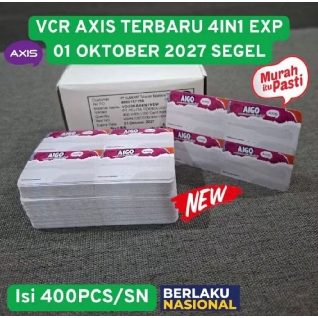 Voucher AXIS Kosongan