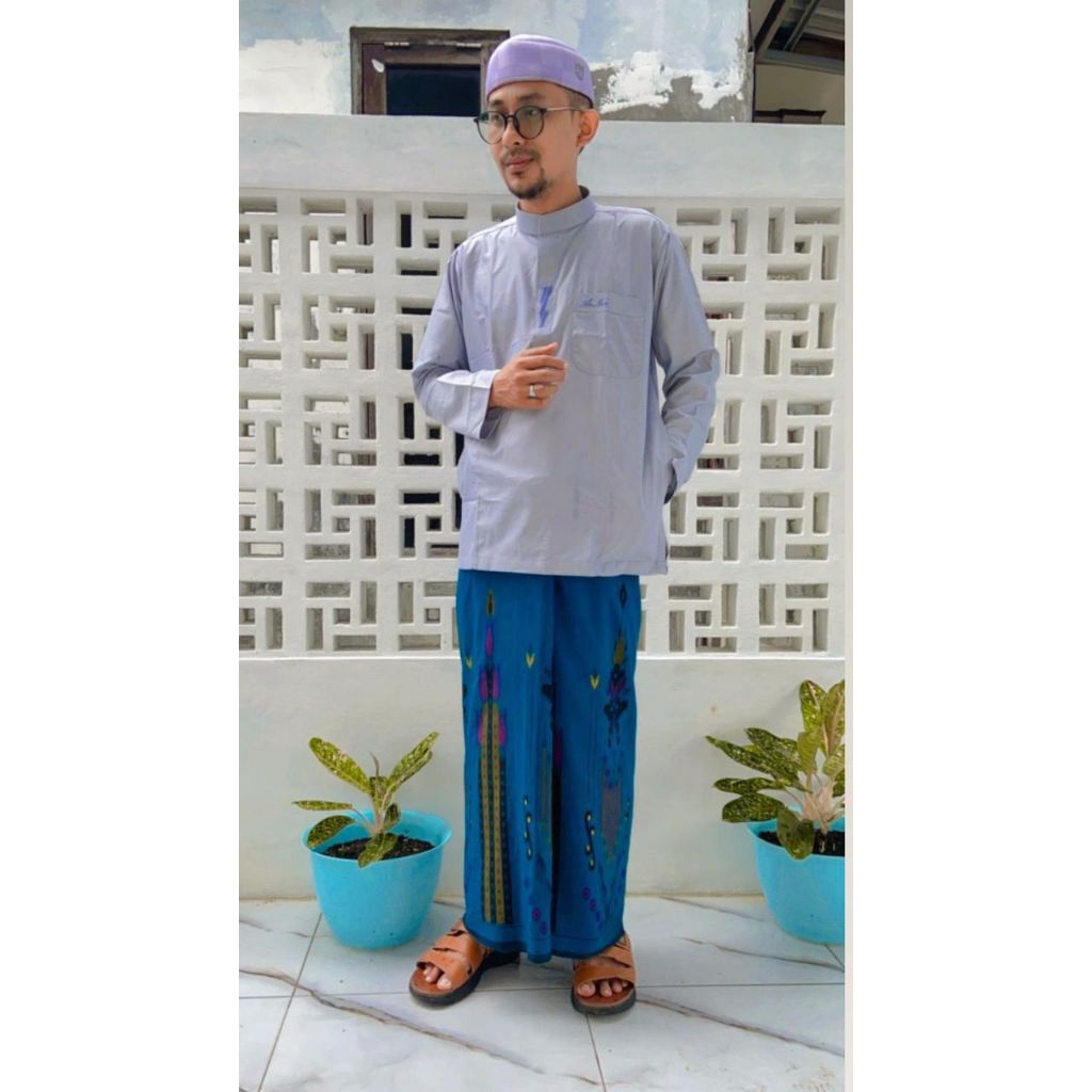 koko an Nun bahan saudi lokal baju muslim pria terbaru