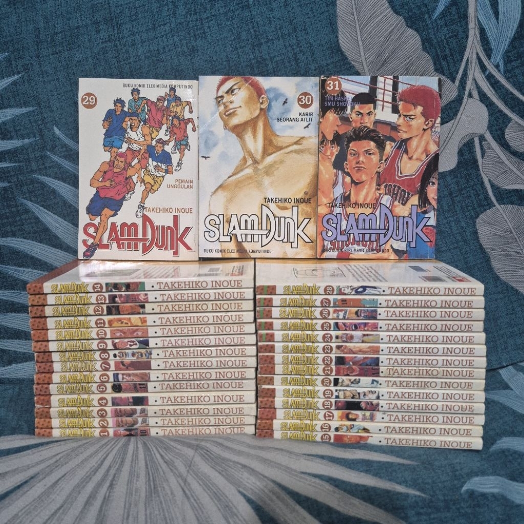 Paket Komik Slam Dunk Vol 1-31 Tamat Set Lengkap Kolpri Slamdunk Takehiko Inoue