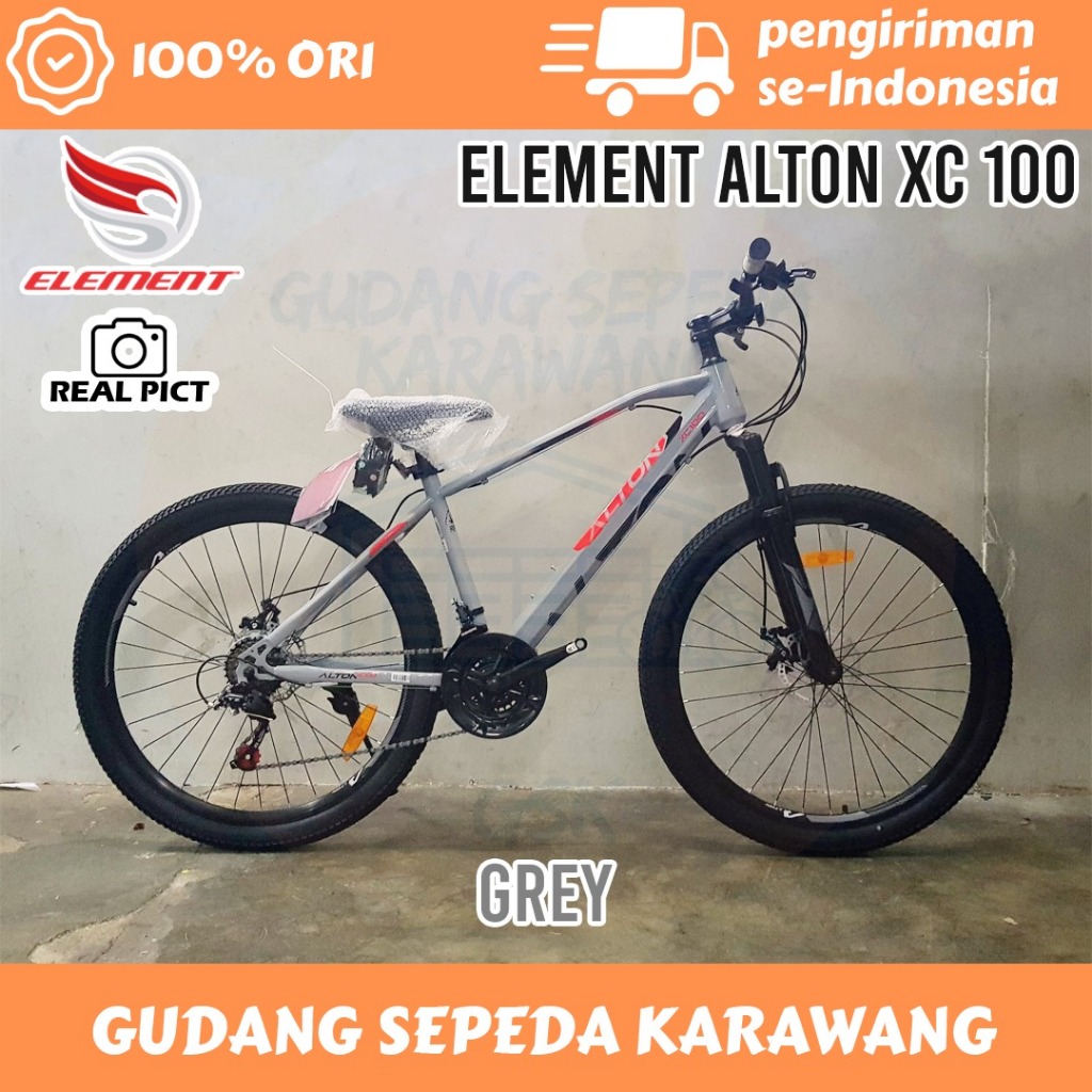Sepeda Gunung Alton MTB XC 100 26 Inch 21 Sp By ELEMENT