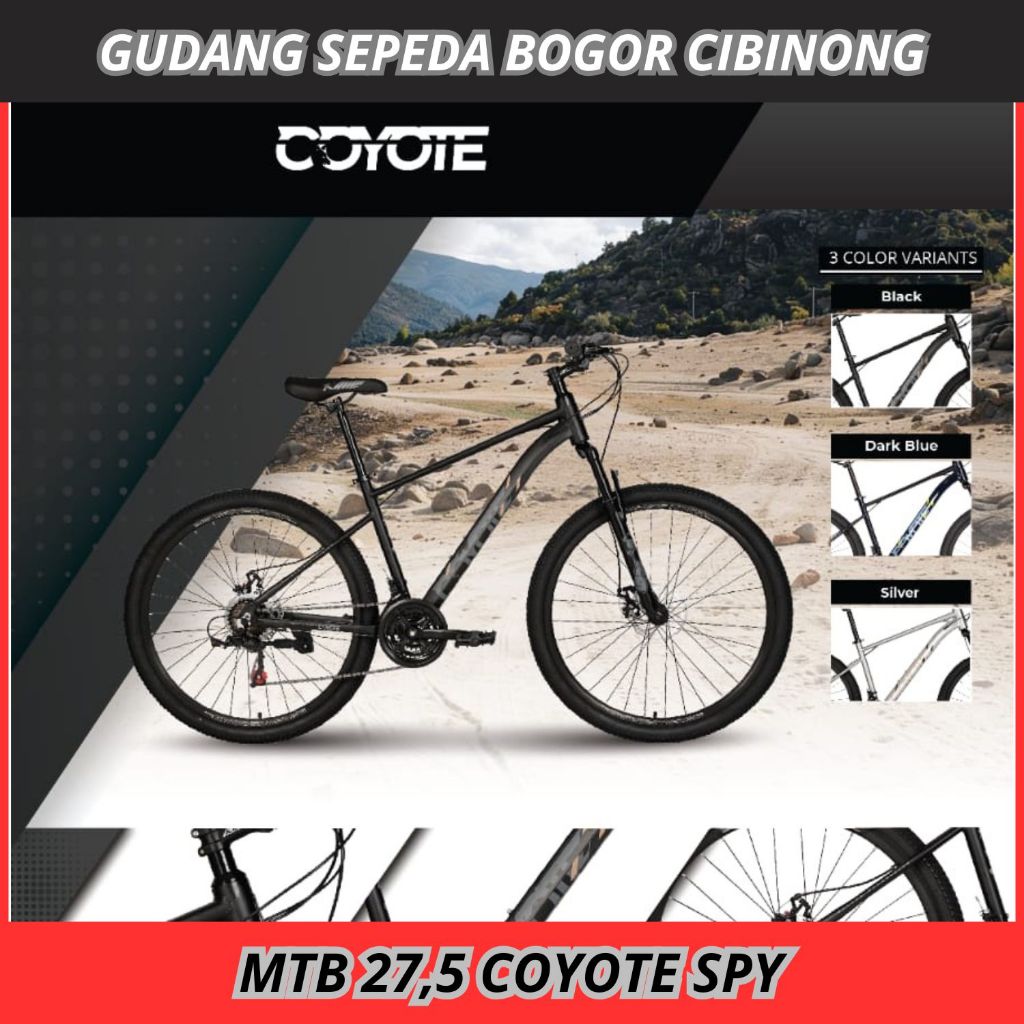 Sepeda Gunung MTB 27,5 Coyote SPY ALLOY BY ELEMENT
