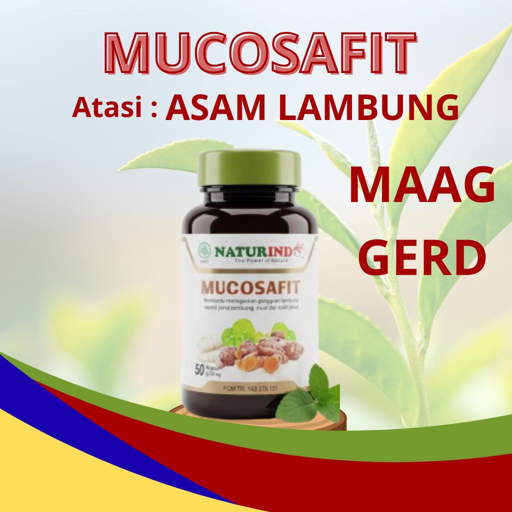 Mucosafit 50 Kapsul - Obat Herbal Alami untuk Bau Mulut dan Gangguan Pencernaan