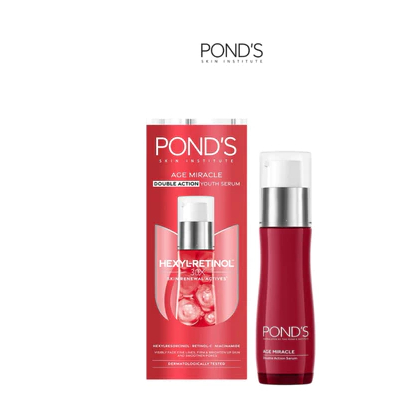 Ponds Age Miracle Serum Wajah Anti Aging +Glowing Serum With Retinol&Niacinamide 15Ml