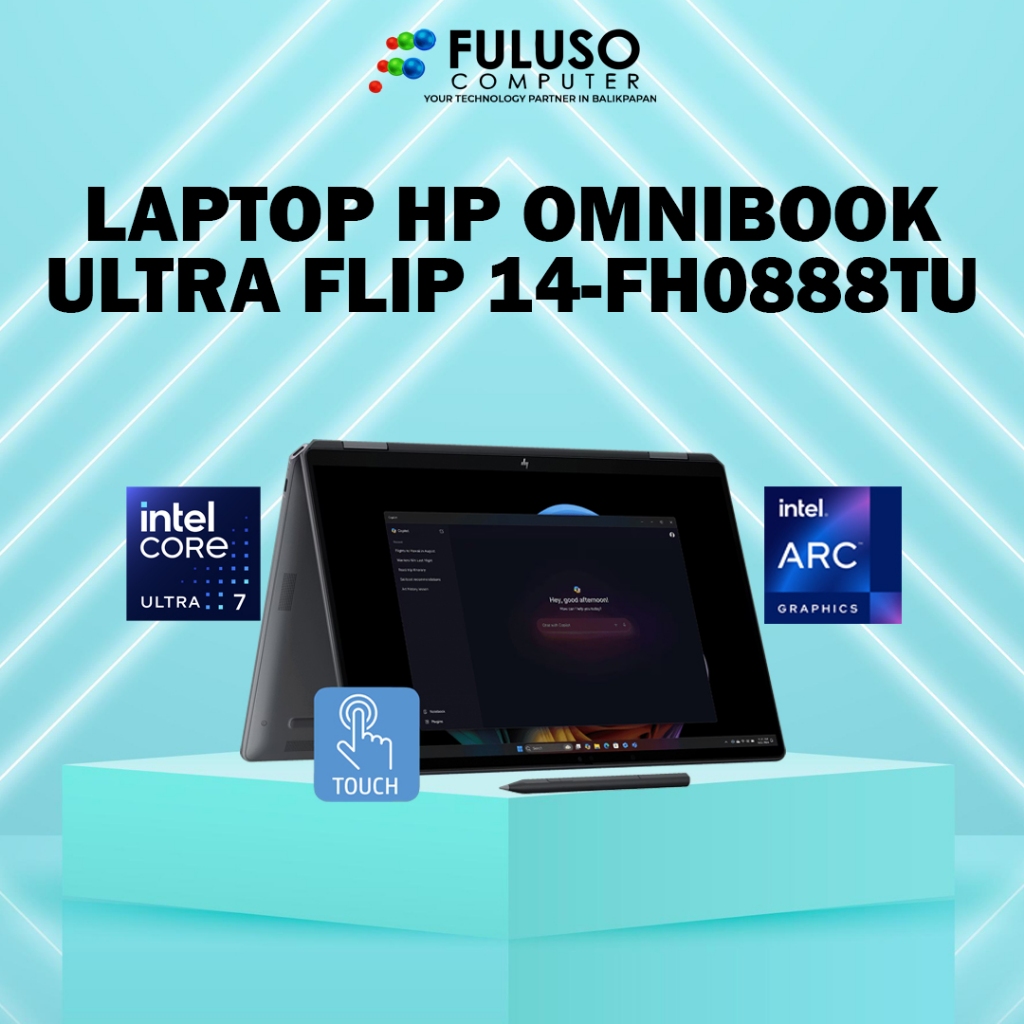 HP OmniBook Ultra Flip 14 fh0777Tu fh0888Tu /Ultra 7 258V/32GB/1TB SSD/14 2.8K OLED/Win 11 Home+OHS 