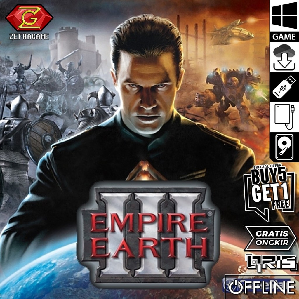 EMPIRE EARTH 3 Gold Edition Game PC Laptop Games