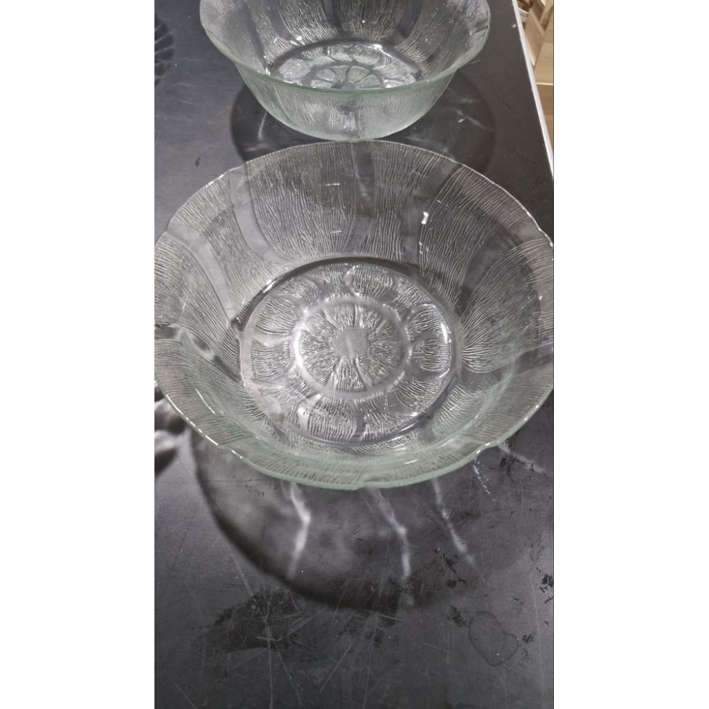 Mangkuk Sayur Besar Kaca Wadah Nasi Beling