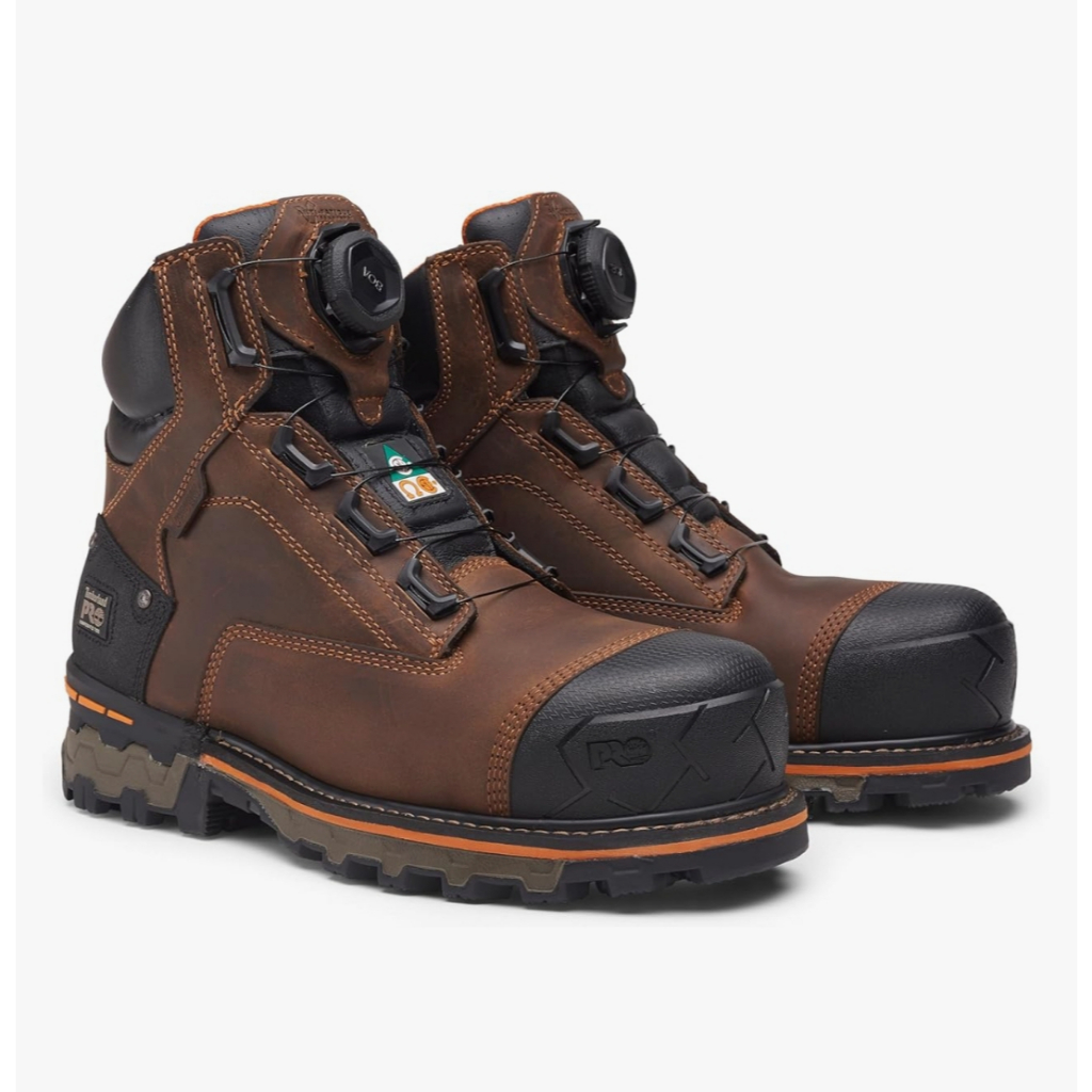 [US] Timberland PRO Boondock, Men's, BOA Fit System, Comp Toe, EH, PR, WP, Slip Resistant, 6 Inch, W