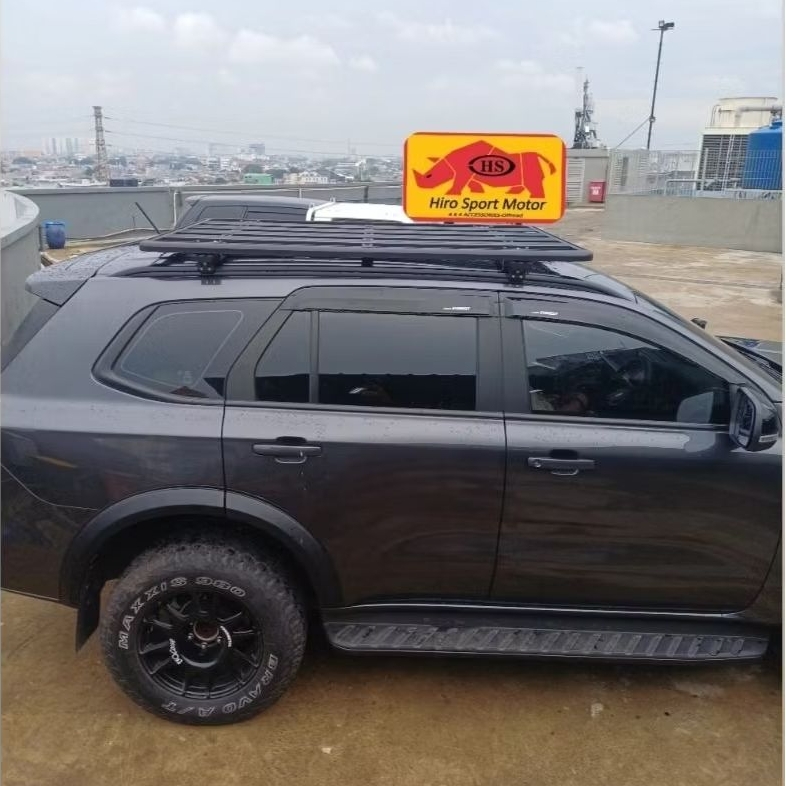 roof rack alumunium flat + cross bar ford everest titanium Next-Gen