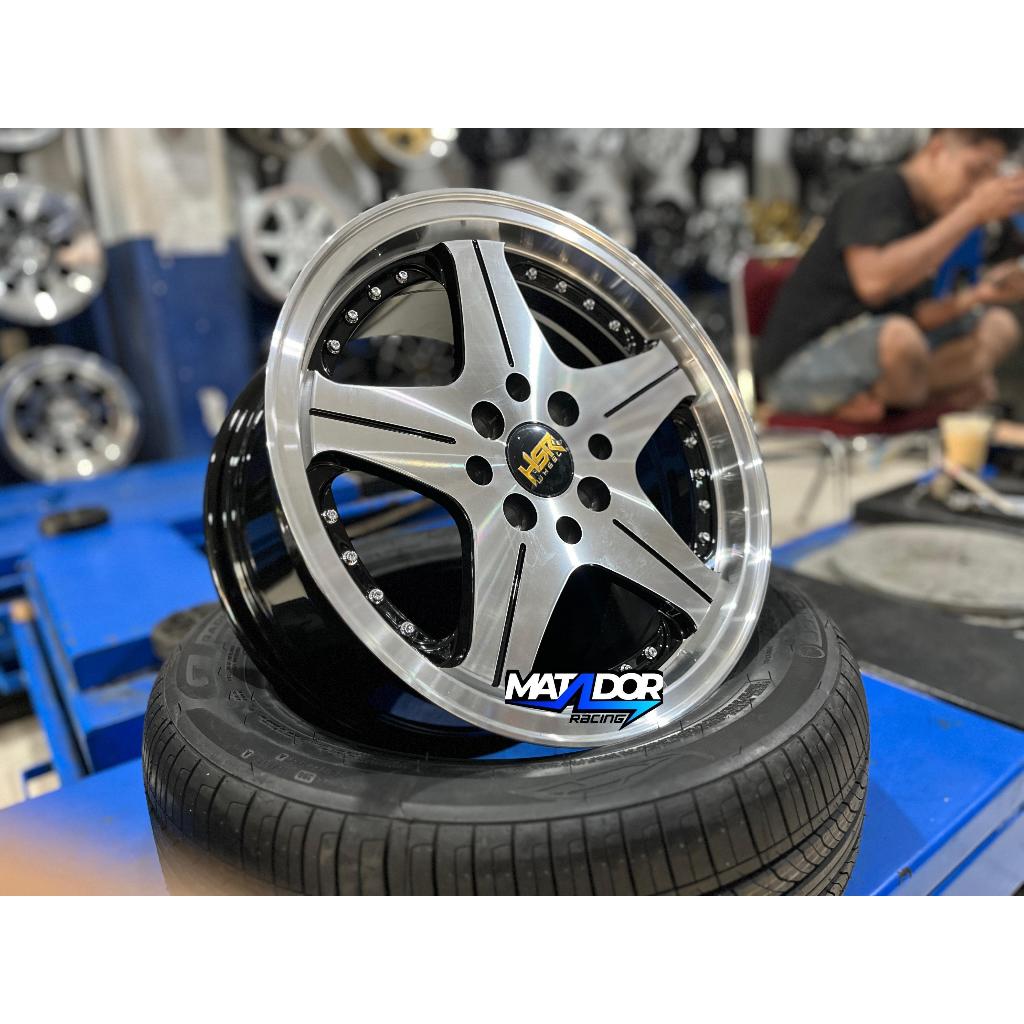 Velg Mobil Ring 15 Celong HSR Anambas Pcd 4x100-114 Lebar 7/8