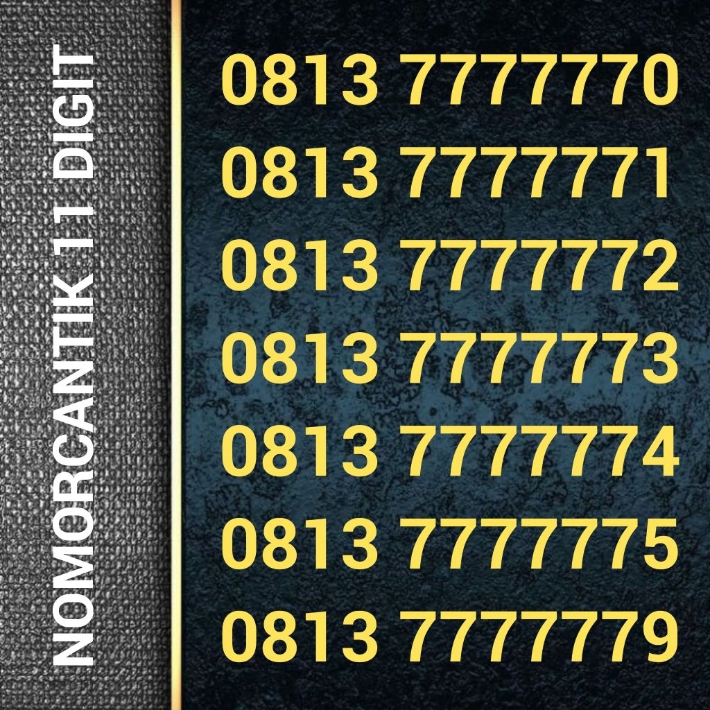 nomor cantik simpati 11 digit 0813 777777 0 0813 777777 1 0813 777777 3 0813 777777 4 0813 777777 5 