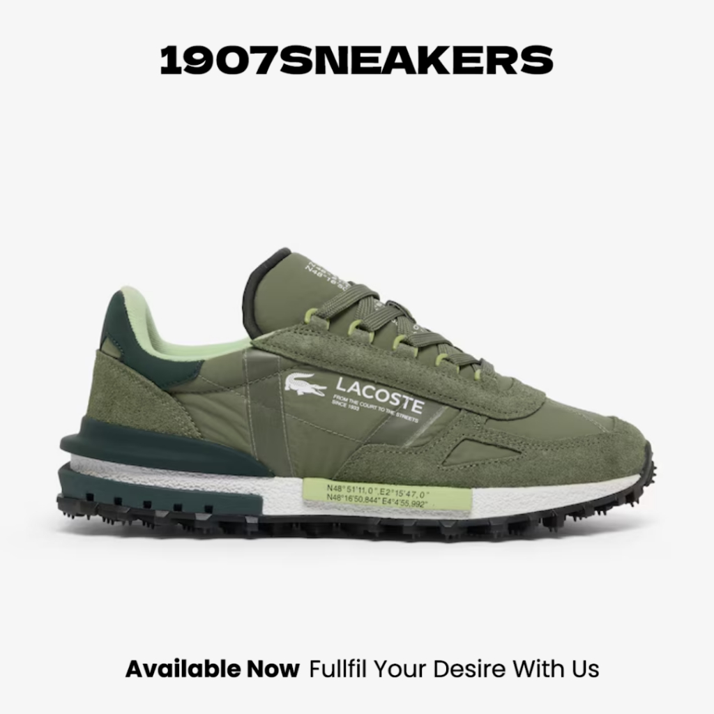 Sepatu Sneakers Pria Lacoste Elite Active - Green LAC51SMA0041-255