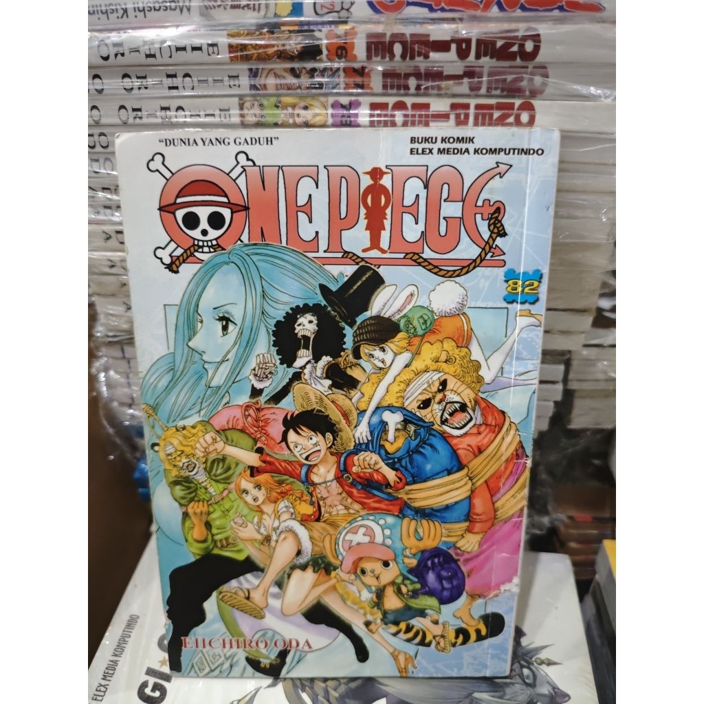 Komik One Piece vol 82 minus spine & cover (preloved)