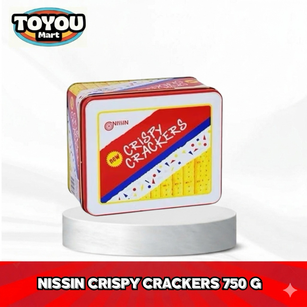Nissin Crispy Crackers Kaleng 750 gram