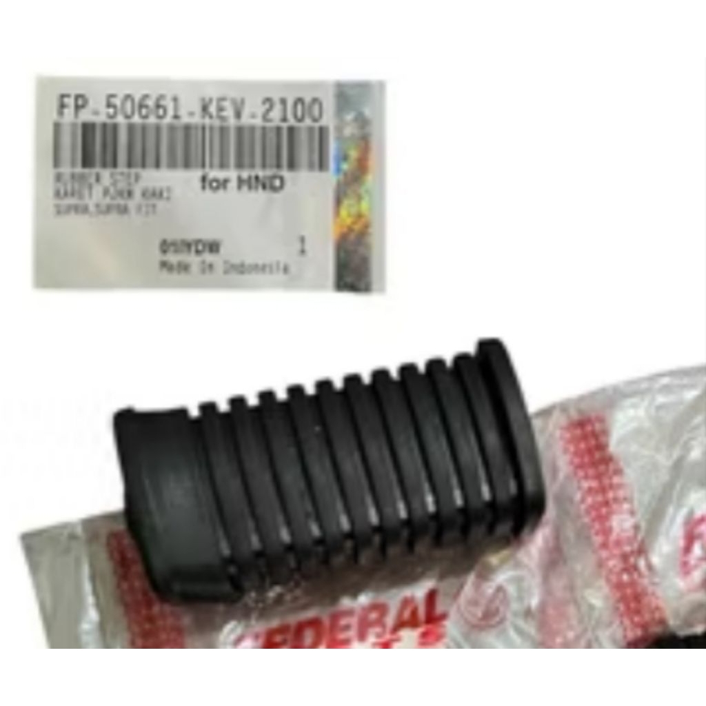 Karet Barstep / Footstep Depan Supra, Supra X, Supra Fit Lama KEV ORI Federal