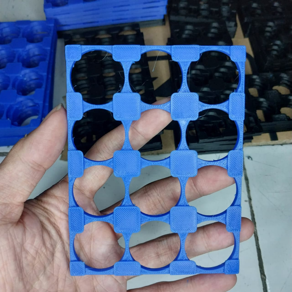 Holder baterai 26650 3x4, holder baterai 26650 3x4