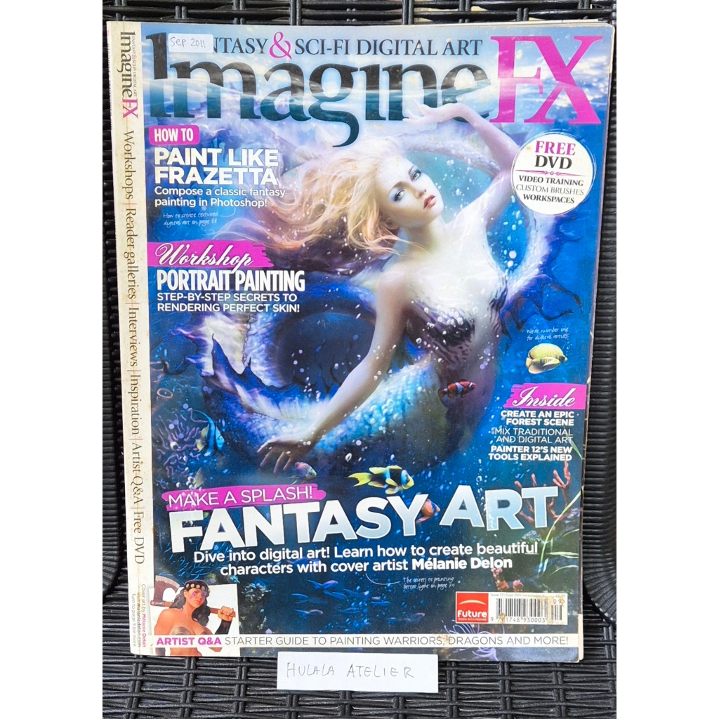 majalah Imagine FX import preloved september 2011