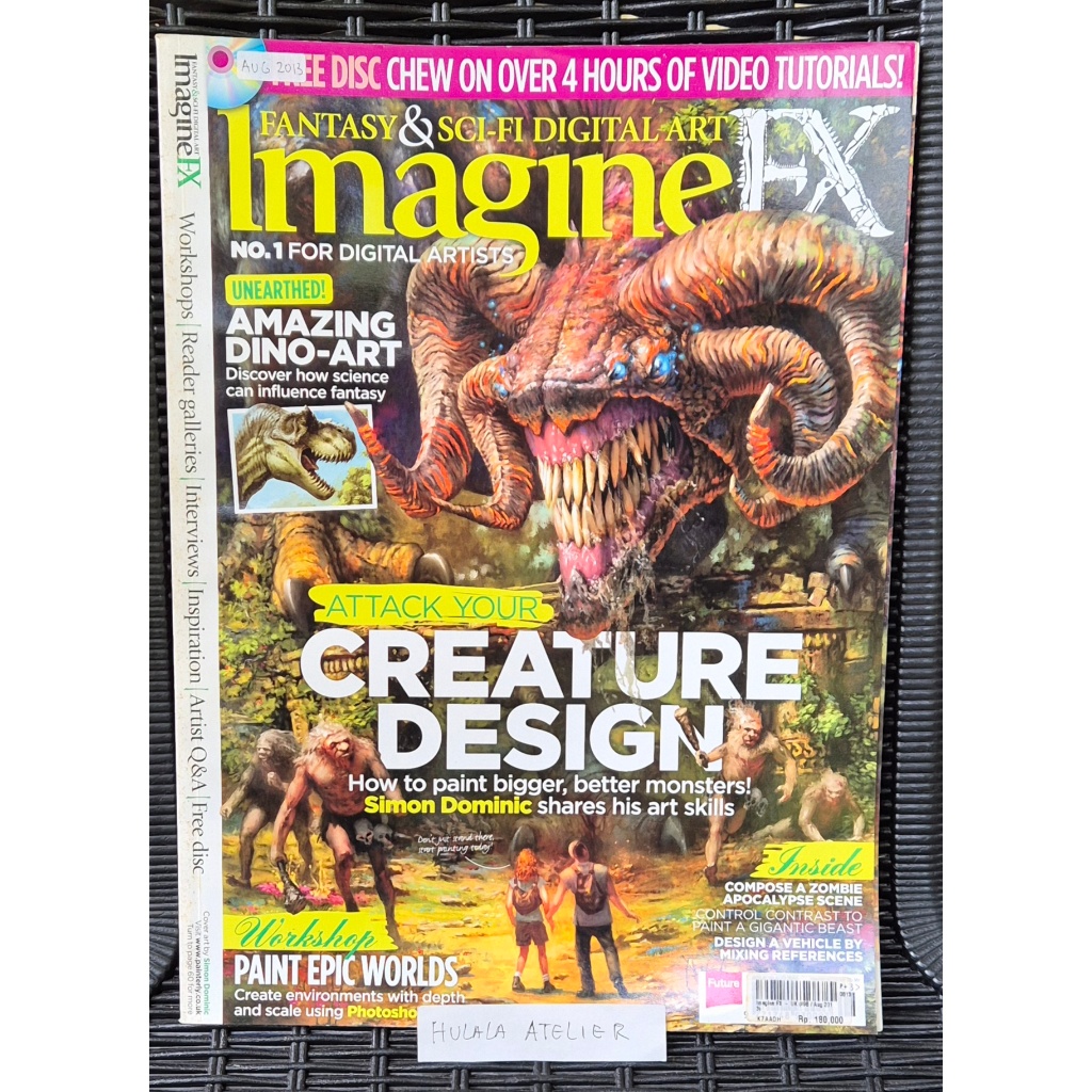 Majalah Imagine FX Import Preloved Agustus 2013