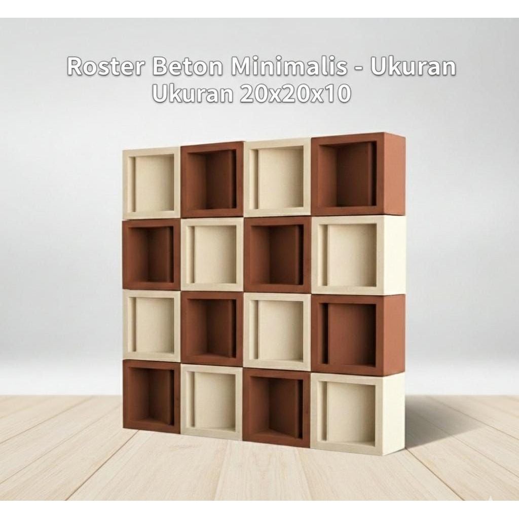 ROSTER MINIMALIS LOSTER BETON pagar rumah
