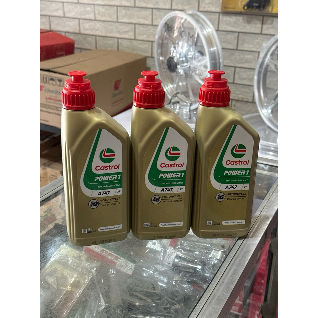 Oli samping castrol power1 A747 2T 1ltr
