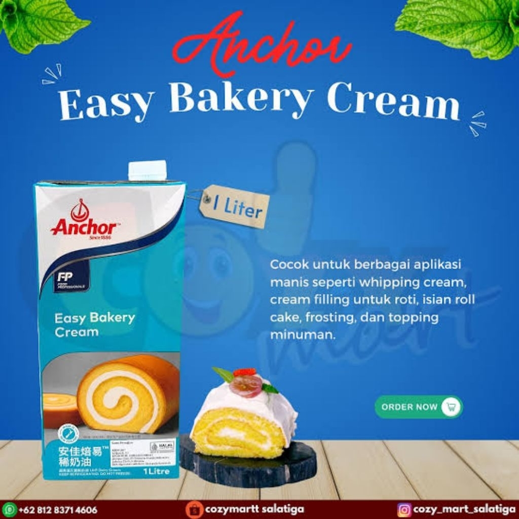 anchor whipping cream REPACK 200 ml / ANCHOR extra yield REPACK 200 ml