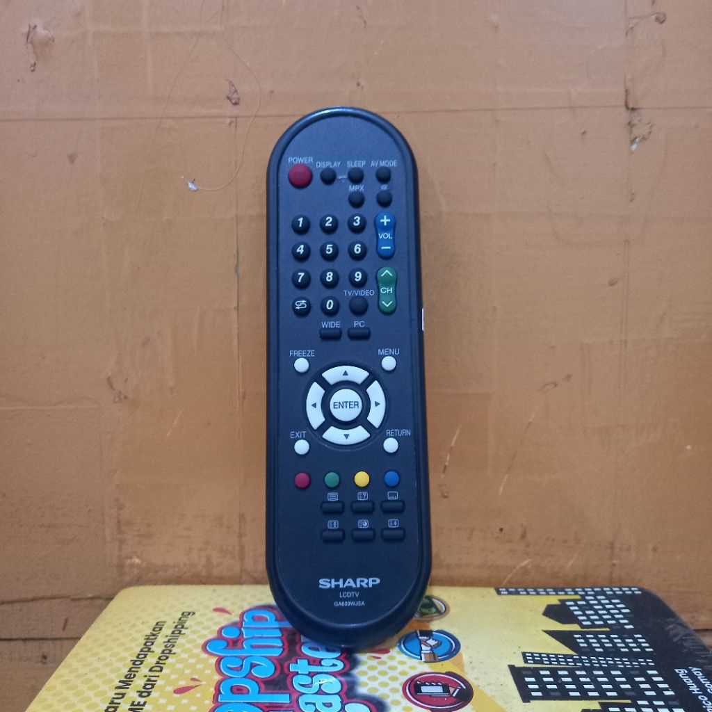 REMOTE LCD TV SHARP SERI GA609WJSA ORIGINAL