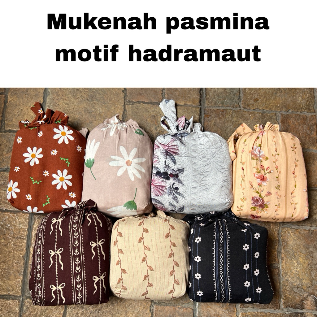 mukenah pasmina cantik hadramaut dewasa