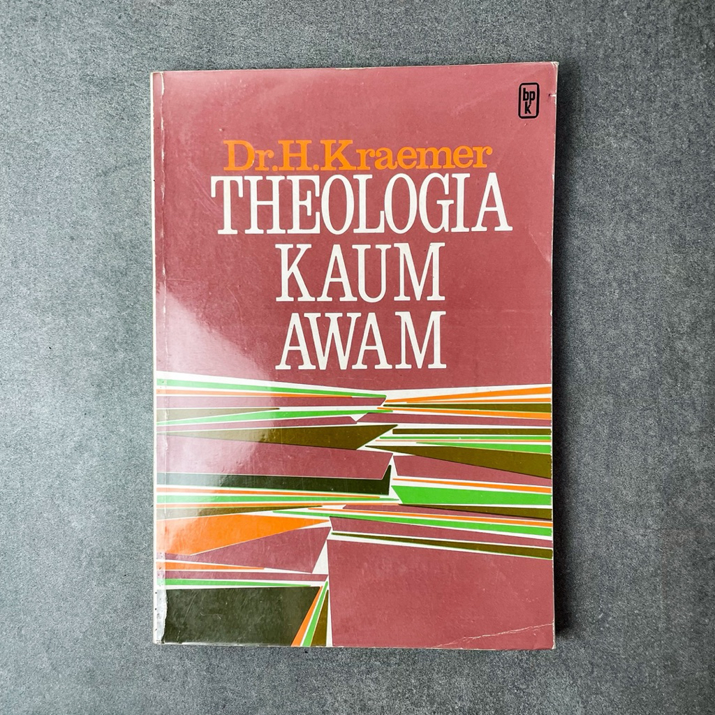 Buku Agama Kristen Theologia Kaum Awam oleh Dr. H. Kraemer | Buku Preloved Bekas Murah Original | So