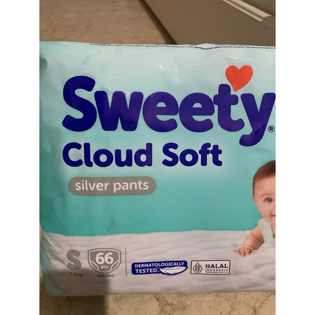 Pampers Sweety Silver S 66pcs Cloud soft