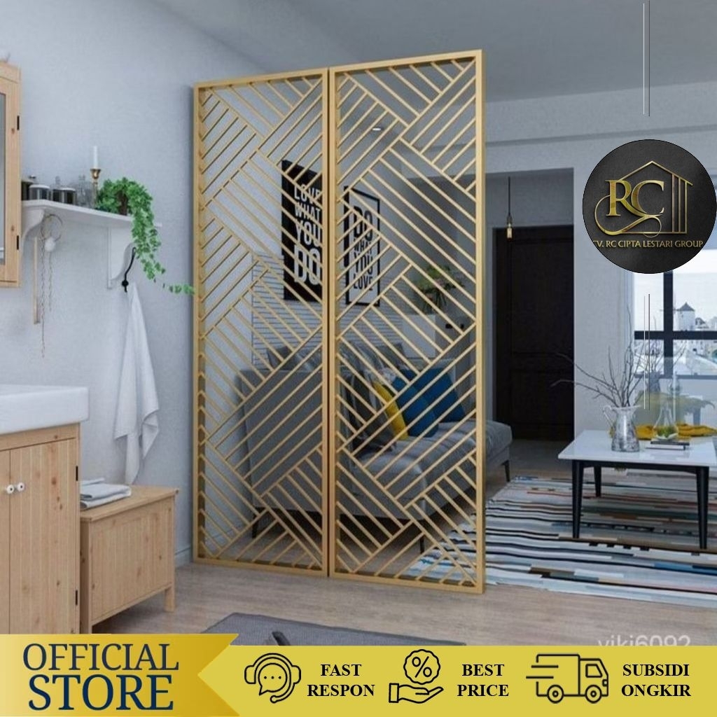 Partisi Pembatas Ruangan | Rak Partisi | Rak Penyekat Ruangan