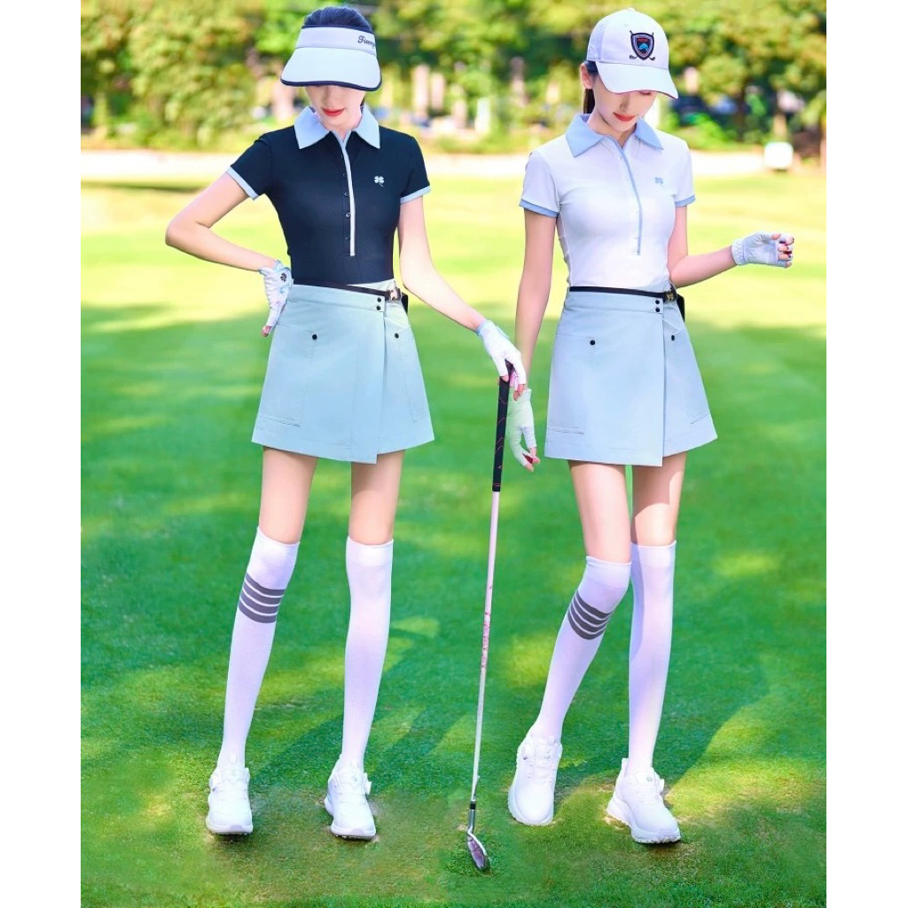Pakaian Golf Wanita satu set Kaos Rok