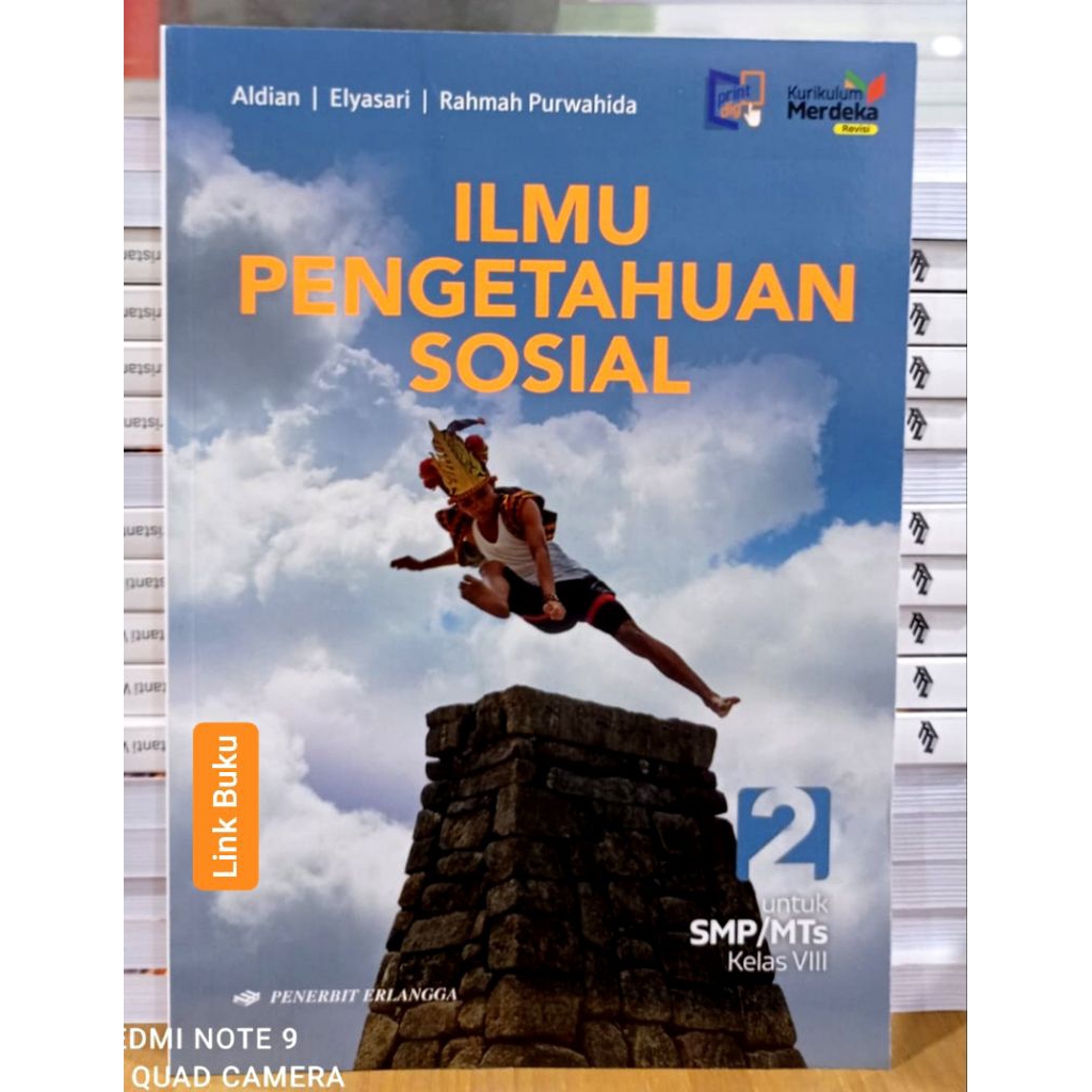 Buku IPS Kelas 8 VIII SMP Kurikulum Merdeka Revisi Erlangga