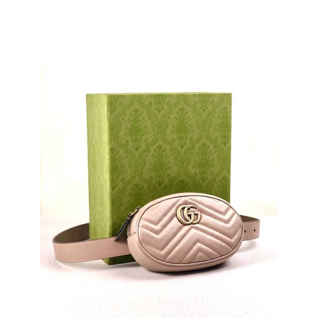 Gucci Marmont Bumbag Nude Original