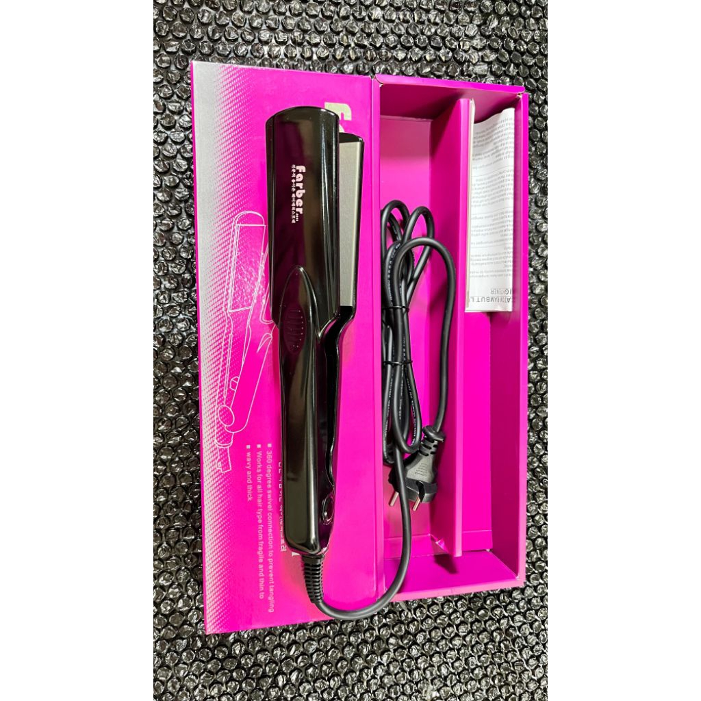 (Free Jedai) Catok Farber 8248/Catok Rambut Farber 8248 Catok 2in1