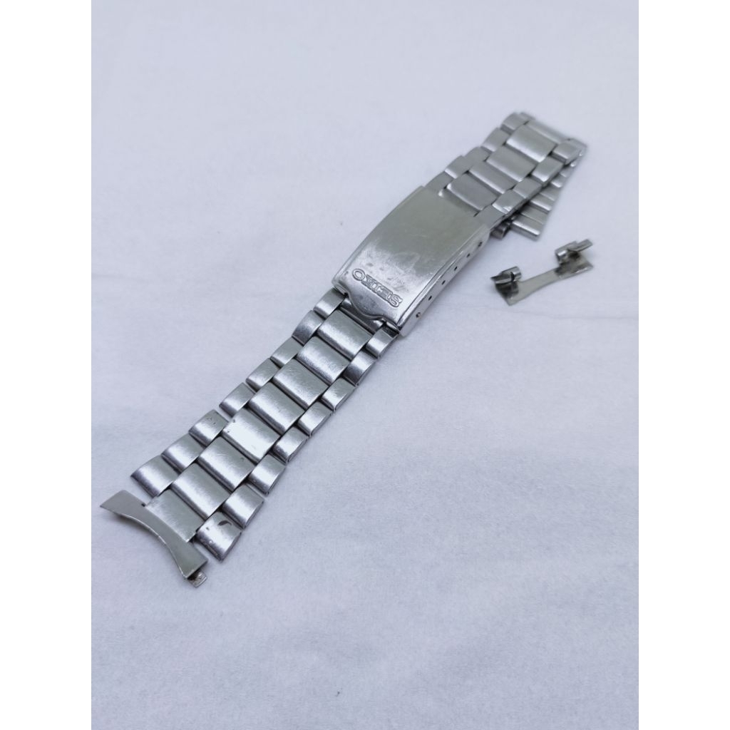 Seiko vintage watch bracelet 19mm rantai jam tangan antik klasik part arloji japan stl seiko5 lord m