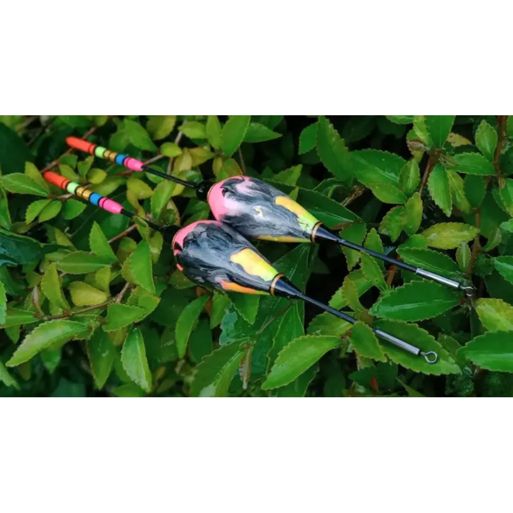 Pelampung Pancing Anti Badai Lilit benang Kayu Balsa