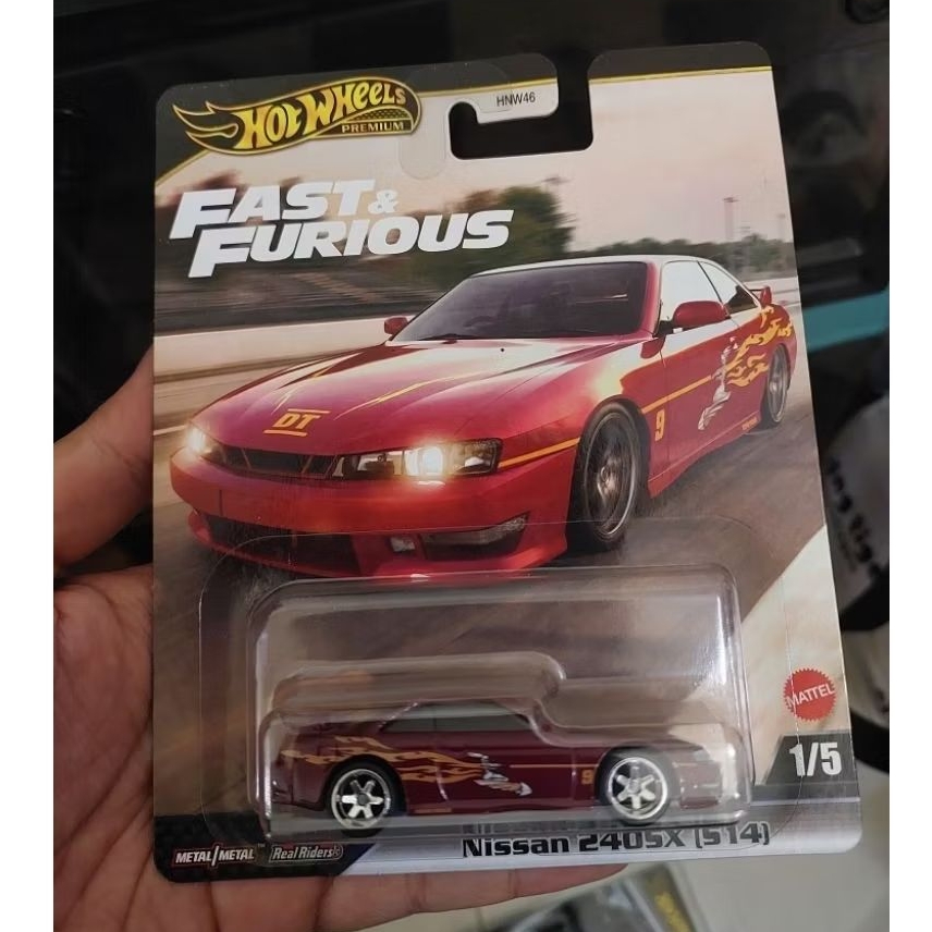 Hotwheels Nissan Silvia S14 Fast and Furious Premium