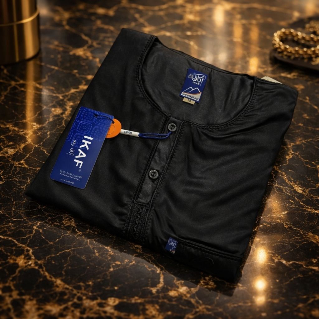 Jubah IKAF Original – Hitam Elegan | Premium Quality